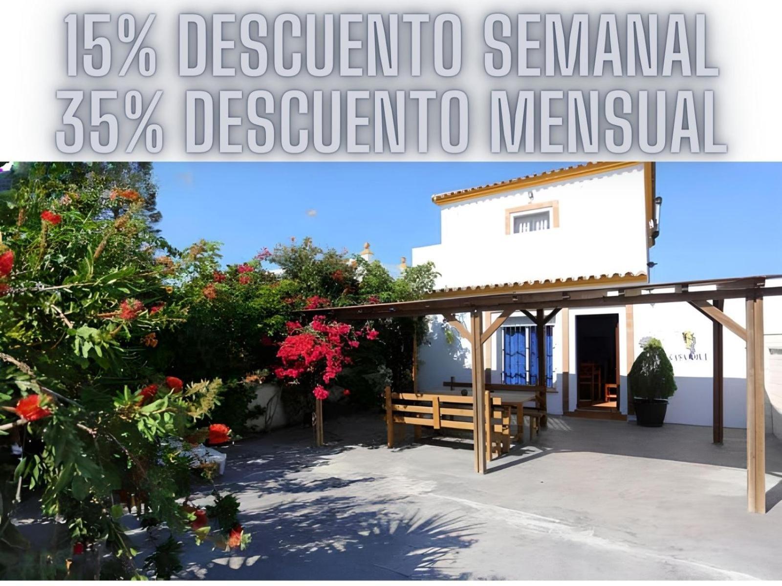 エル・パルマル Casa Familiar 150 Metros De La Playa El Palmarヴィラ エクステリア 写真
